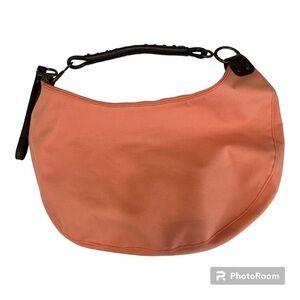 GAP Coral Cotton Canvas Shoulder Bag Braided Strap Vintage EUC